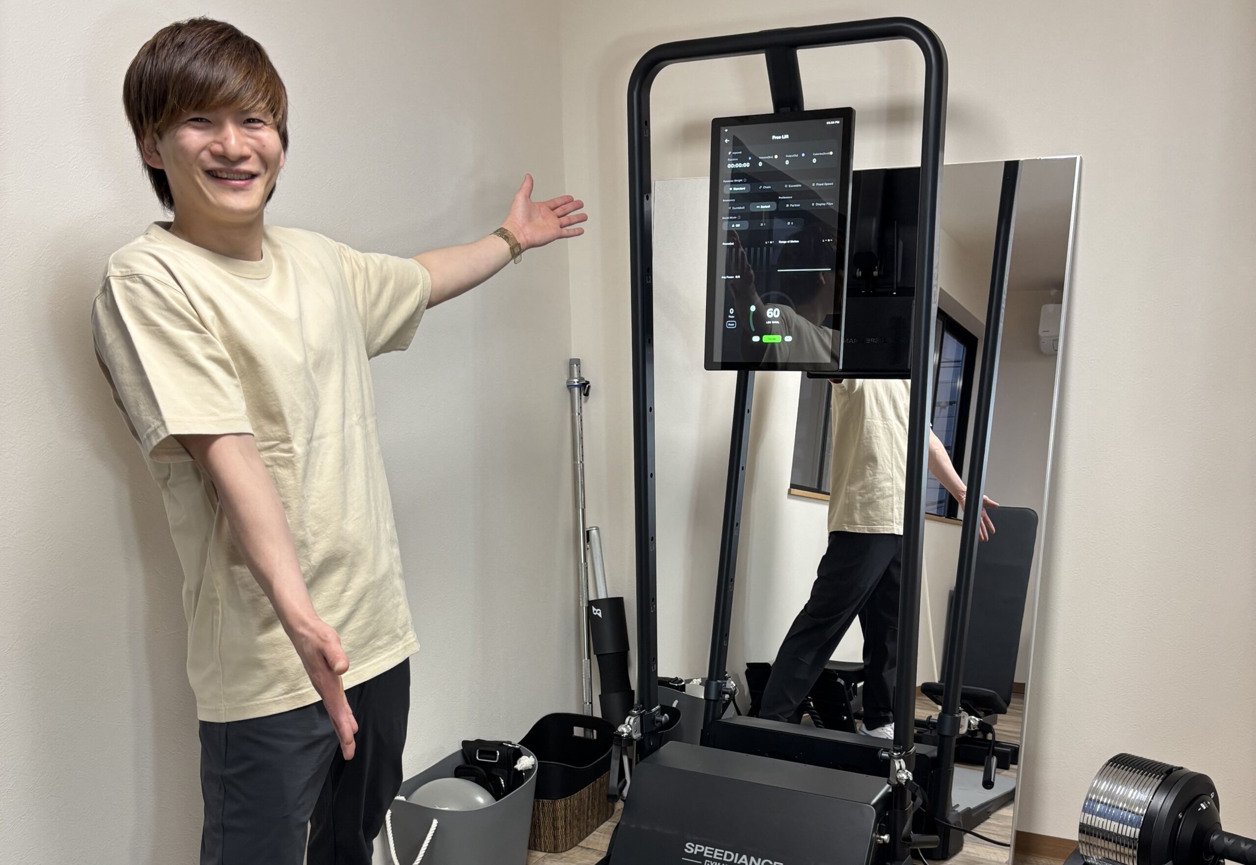 トレーニングにも最適なマシーン