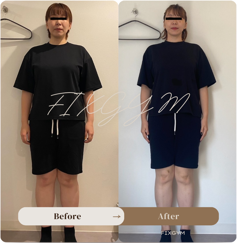 FIXGYMのビフォーアフター